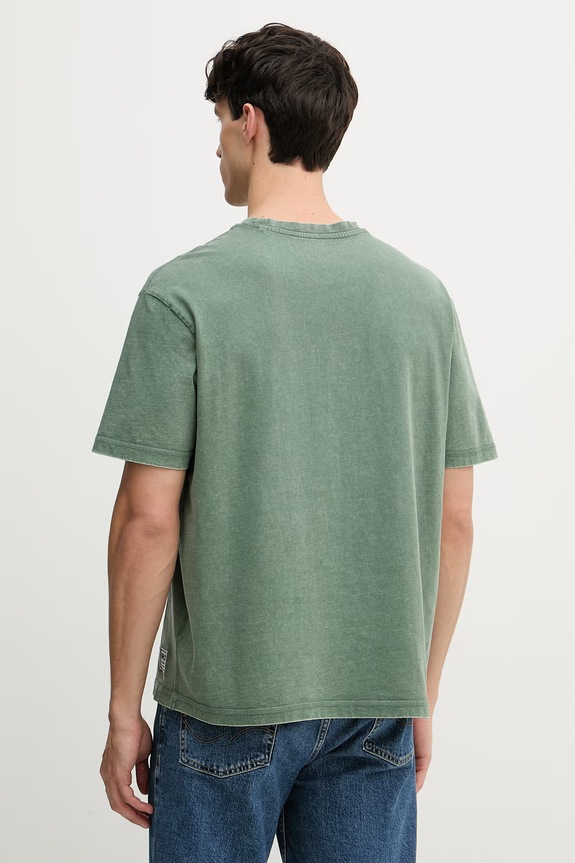 Îmbrăcăminte Guess tricou bărbați, din bumbac M6GI18.K3050 verde