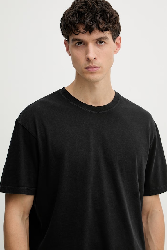 Guess tričko pánske bavlnené čierna M6GI18.K3050