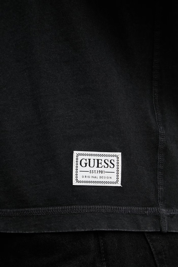 Guess tričko pánske bavlnené M6GI18.K3050 čierna