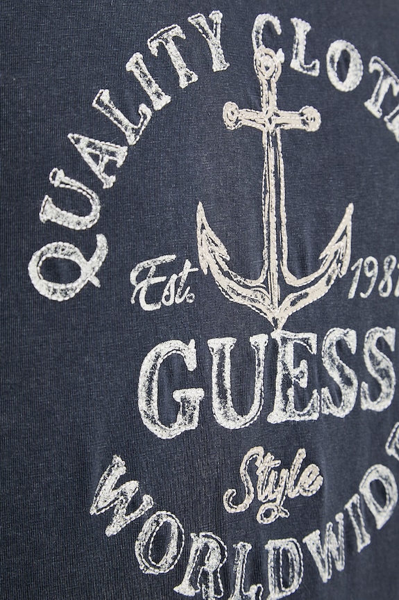 Guess tricou bărbați, din bumbac M6GI43.K3471 bleumarin