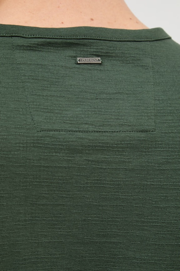 Guess tričko pánske s bavlnou M6GP08.K3077 zelená