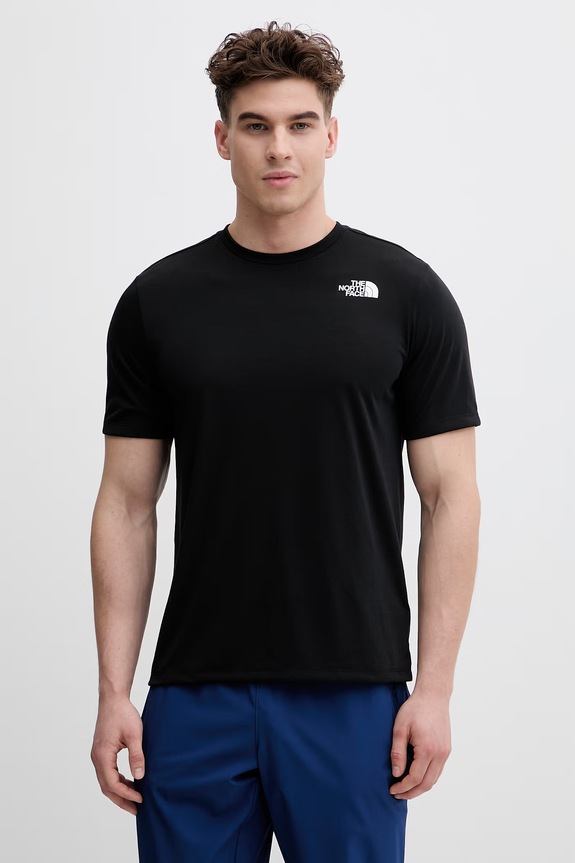 Oblačila The North Face trening kratka majica moška NF0A8FTUJK31 črna