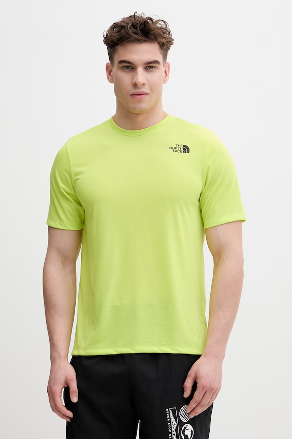 Oblačila The North Face trening kratka majica moška NF0A8FTURIQ1 zelena