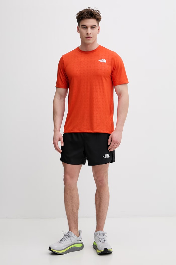 The North Face trening kratka majica moška PENTADOME EMBOSSED NF0A8G87G6L1 oranžna SS26