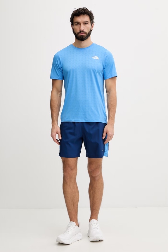 The North Face t-shirt damski PENTADOME EMBOSSED NF0A8G87H0F1 niebieski SS26
