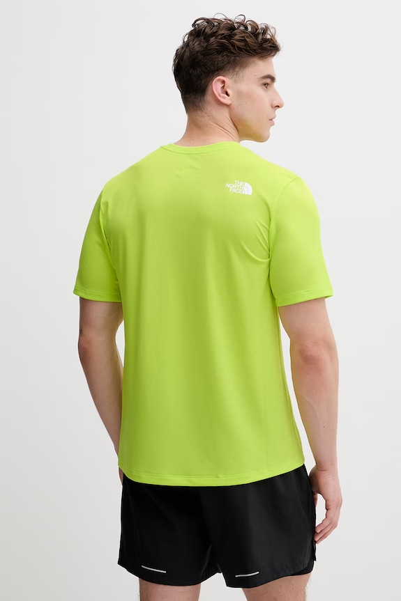 Oblačila The North Face trening kratka moška majica 24/7 NF0A894BRIQ1 zelena