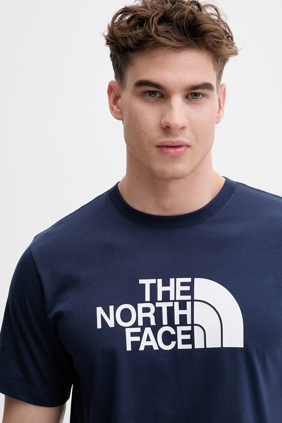 The North Face tričko pánske s bavlnou EVOLUTION tmavomodrá NF0A8B6JI851