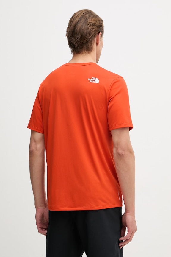Odzież The North Face T-shirt męski LOGO GRAPHIC NF0A8BEJG6L1 pomarańczowy