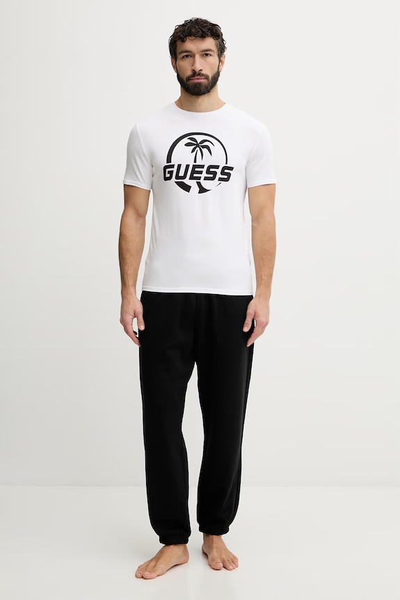 Guess pánska bavlnená F6GI00.J1314 biela SS26