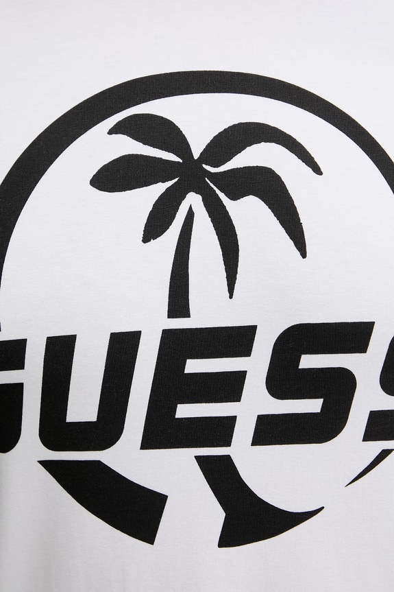 Guess pánska bavlnená F6GI00.J1314 biela