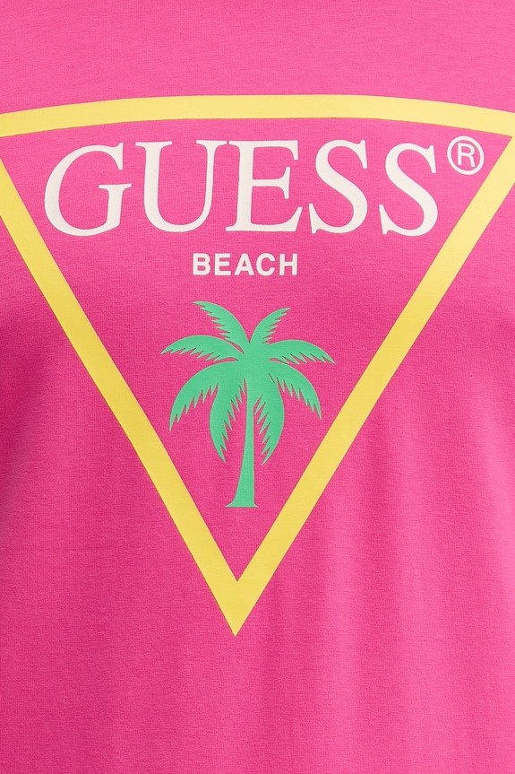 Guess Tricou Bărbătesc roz F6GI09.J1314