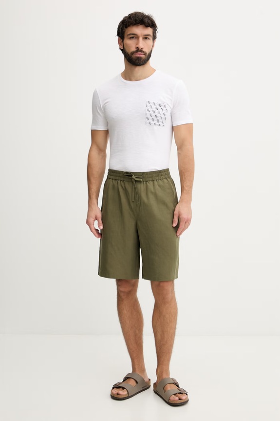 Guess tričko pánske bavlnené F6GI12.K6XN4 biela SS26