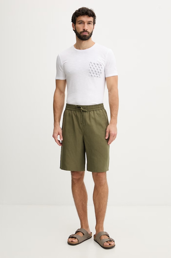 Guess tričko pánske bavlnené F6GI12.K6XN4 biela SS26