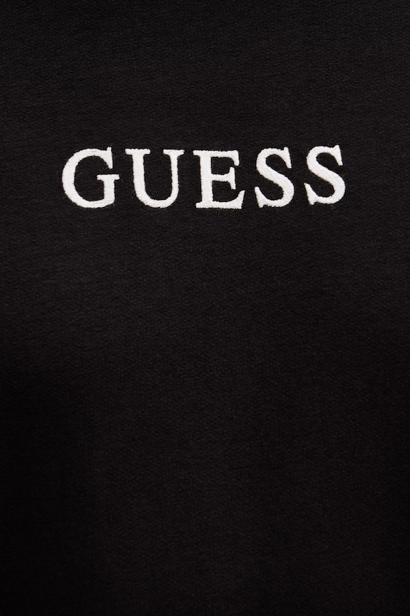 Guess majica za muškarce s pamukom BRIAN U6GI00.KC241 crna