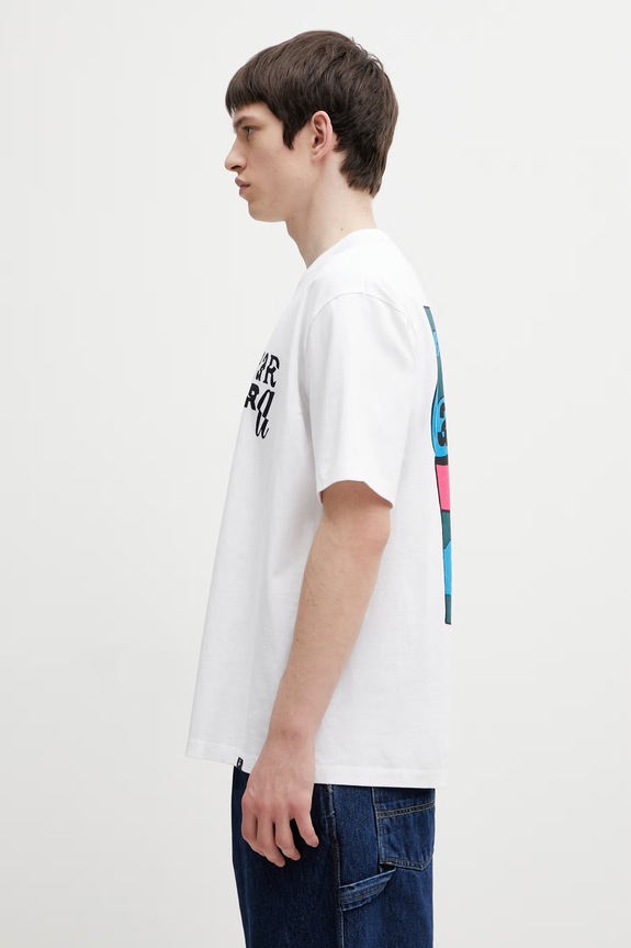 by Parra Why are you here t-shirt in cotone da uomo 55155 bianco SS26