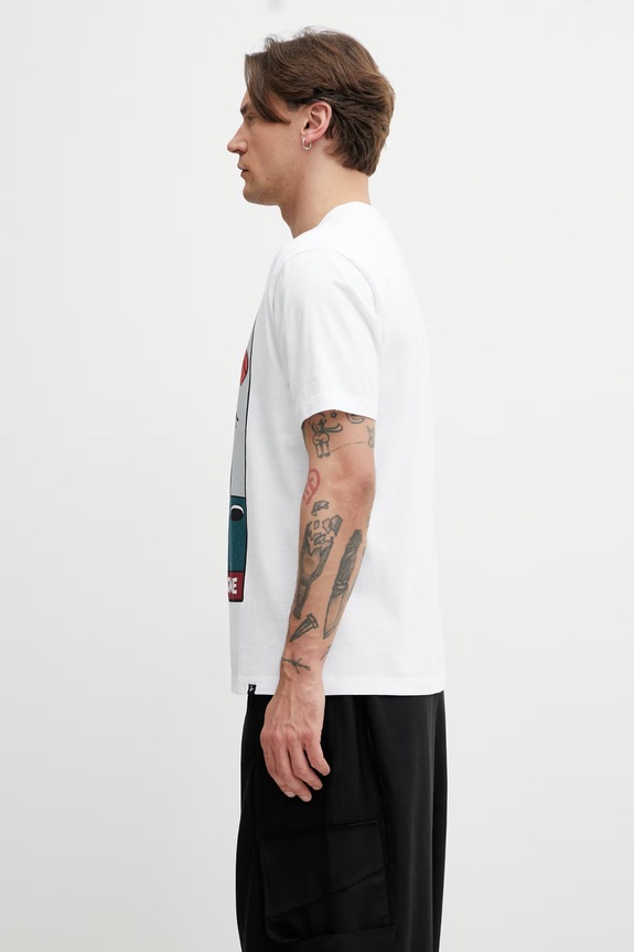 by Parra Champione t-shirt cotton Men's 55175 white SS26