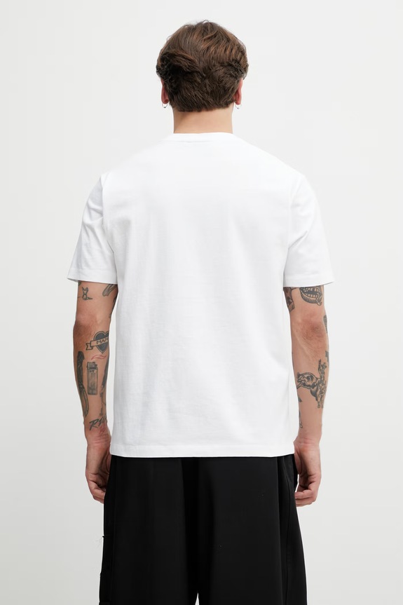 Clothing by Parra Champione t-shirt cotton Men's 55175 white