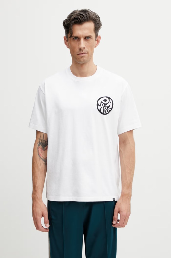 Ρούχα by Parra Play ball t-shirt βαμβακερός ανδρικός 55270 λευκό