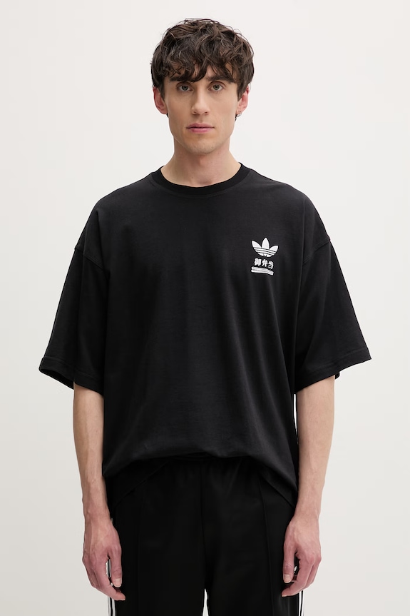 Odzież adidas Originals T-shirt męski bawełniany Bentobox LE6037 czarny