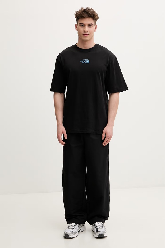 The North Face tričko pánske bavlnené LIQUID LOGO NF0A8G9UJK31 čierna SS26