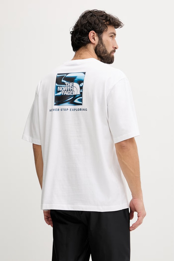 The North Face tricou pentru bărbați, din bumbac Liquid alb NF0A8G9WFN41