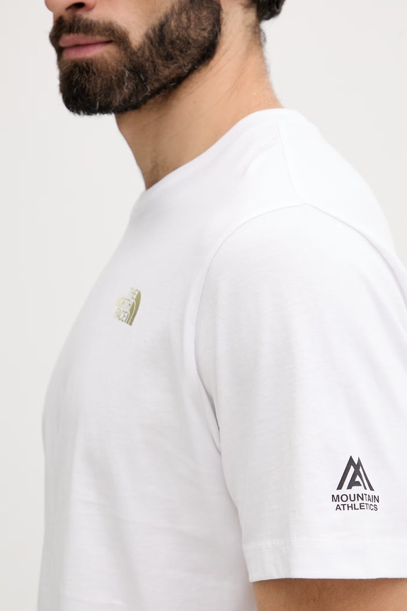 The North Face tricou pentru bărbați, din bumbac GRAPHIC NF0A8GA4FN41 alb