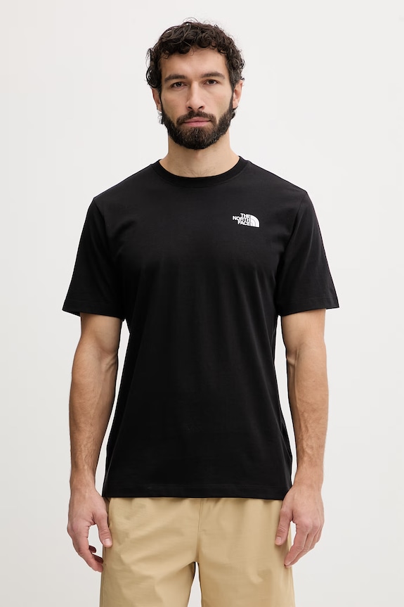 Oblečenie The North Face tričko pánske bavlnené MONTE NF0A8GA7JK31 čierna