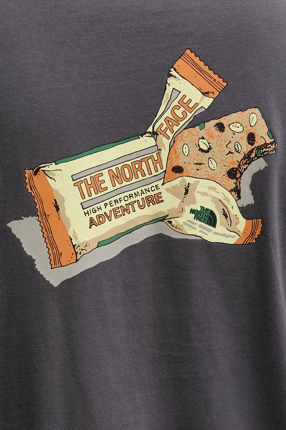 Pánske bavlnené tričko The North Face SNACK RELAXED NF0A8GB4RHI1 sivá