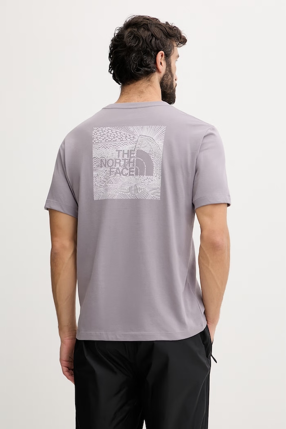The North Face t-shirt férfi pamut CELEBRATION szürke NF0A8GV2G7O1