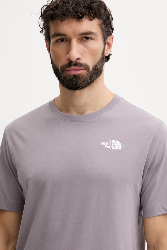The North Face t-shirt férfi pamut CELEBRATION szürke NF0A8GV2G7O1