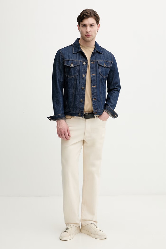 Michael Kors tričko pánské bavlněné CS652ZCFV4 béžová SS26
