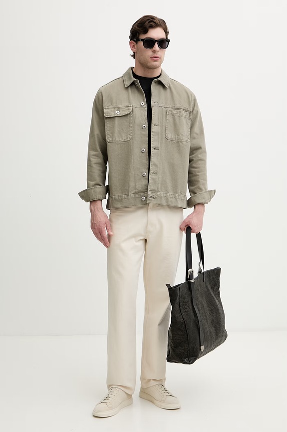 Michael Kors T-shirt męski bawełniany CS652ZHFV4 czarny SS26