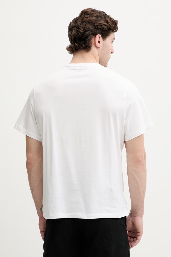 Ρούχα Michael Kors T-shirt ανδρικό βαμβακερό CS652XSFV4 λευκό