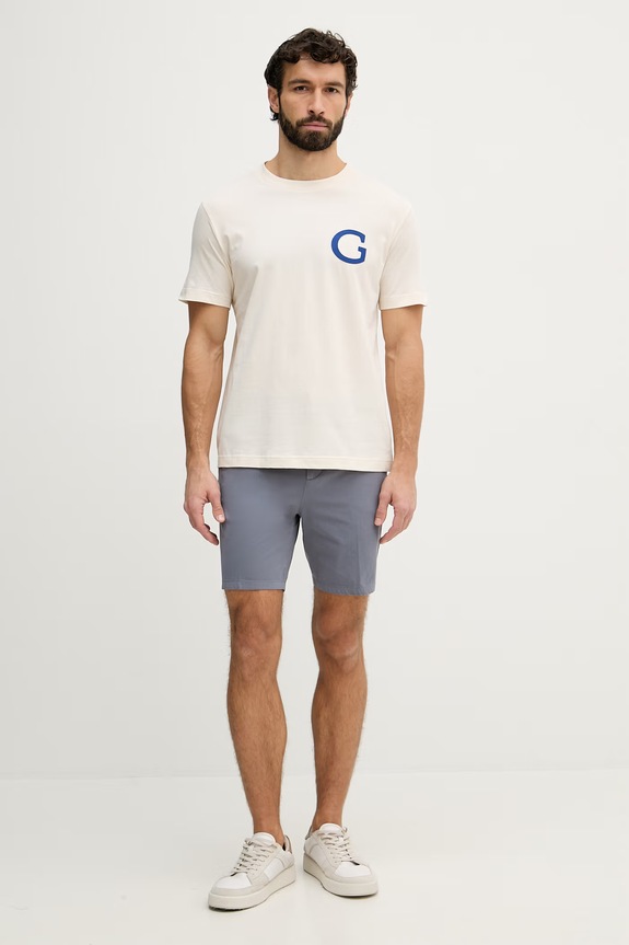 Gant tricou bărbătesc bumbac 2003411 bej SS26