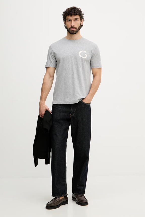 Gant Tricou bărbați bumbac 2003411 gri SS26