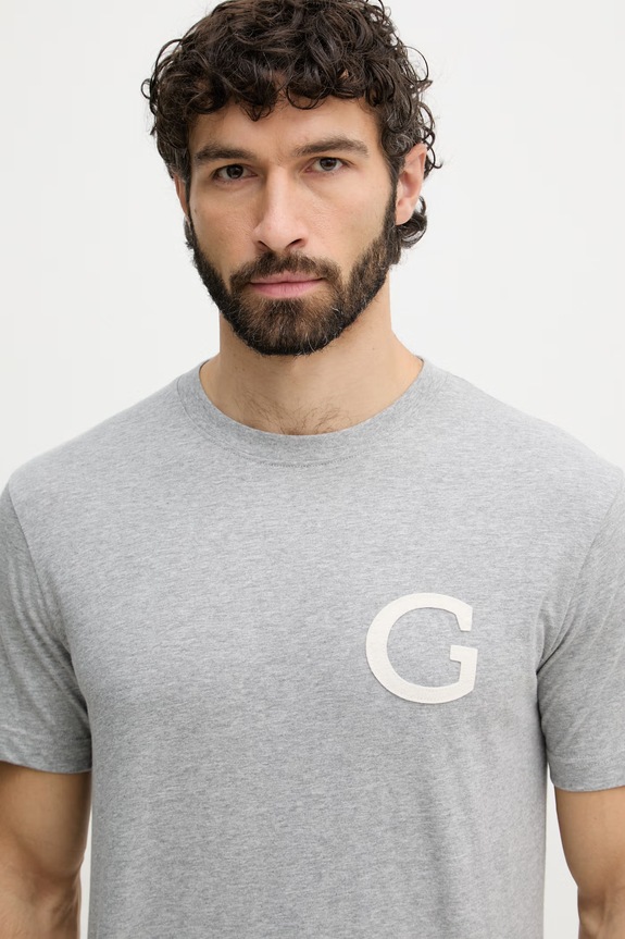 Gant Tricou bărbați bumbac gri 2003411