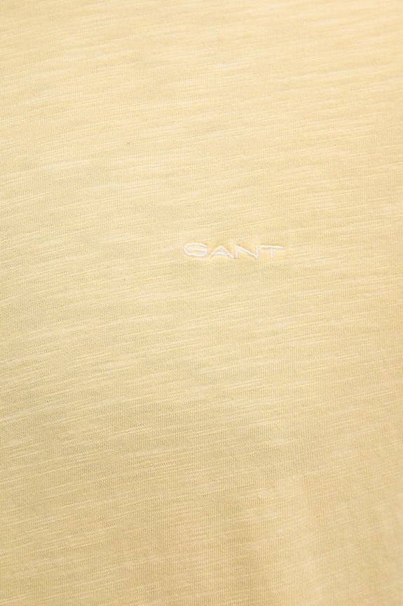 Gant тениска basic мъжка памучна 2003419 жълт