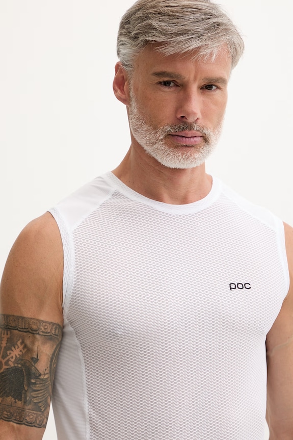 Odzież POC top męski Essential Layer Vest 58221 biały
