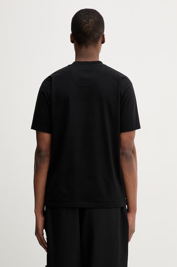 Abbigliamento Barbour MTS1406BK31 t-shirt in cotone da uomo MTS1406BK31 nero
