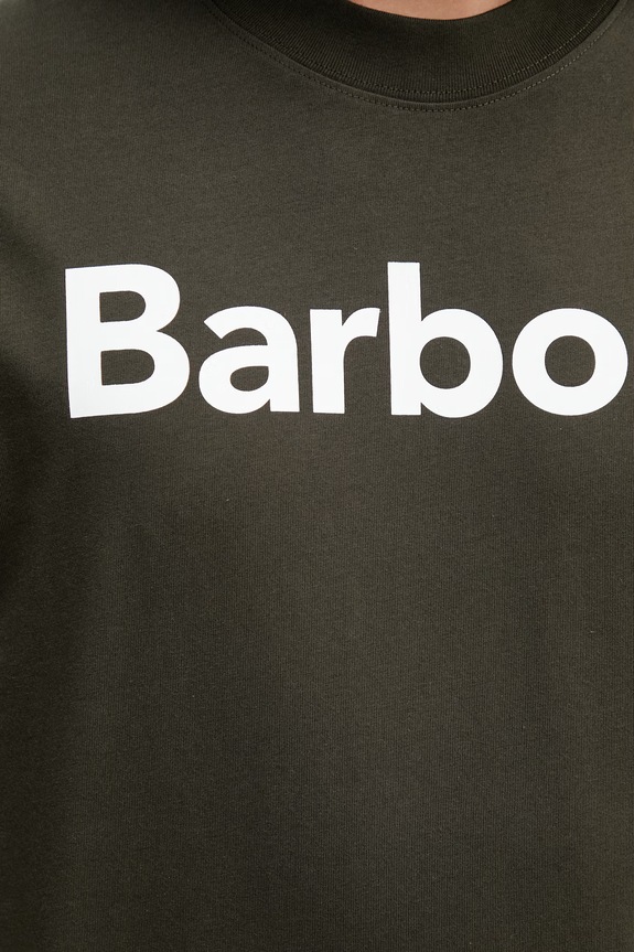 Barbour MTS1406GN13 tričko bavlněné pánské zelená MTS1406GN13