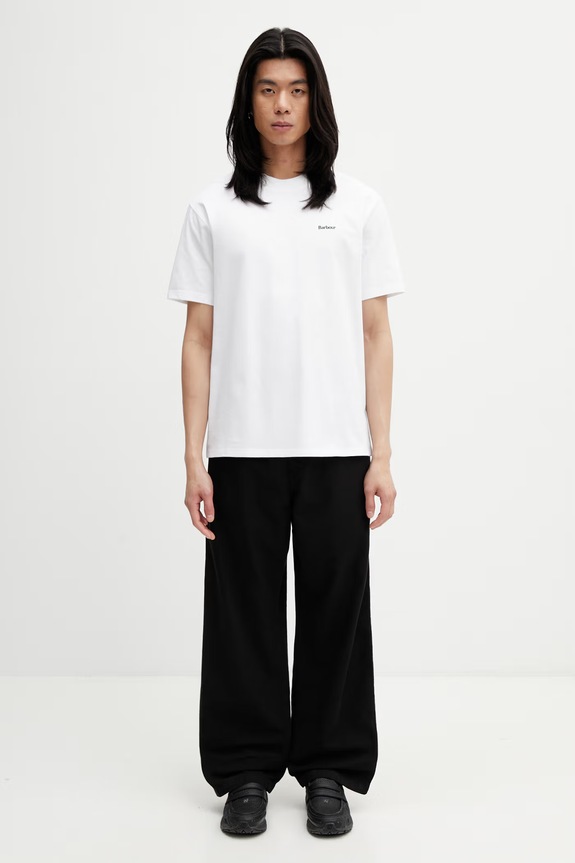 Barbour MTS1568WH11 футболка из хлопка для мужчин MTS1568WH11 белый