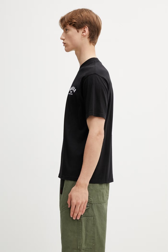 Barbour MTS1574BK31 tricou din bumbac pentru bărbați MTS1574BK31 negru SS26
