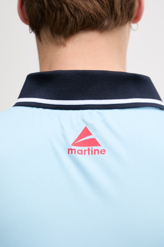 Martine Rose Shrunken Stretch Football top męski niebieski 125JT15523