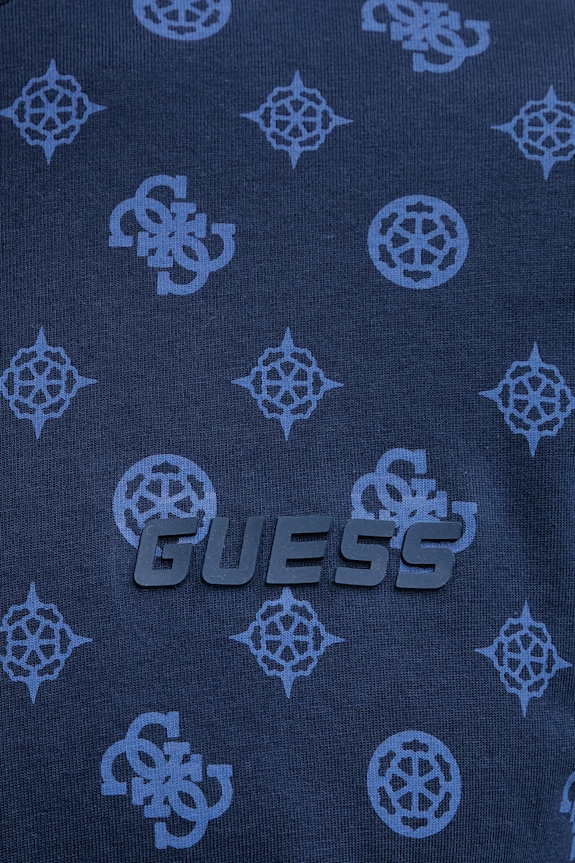 Pánske bavlnené tričko Guess OVIDIO Z6GI07.K2852 tmavomodrá