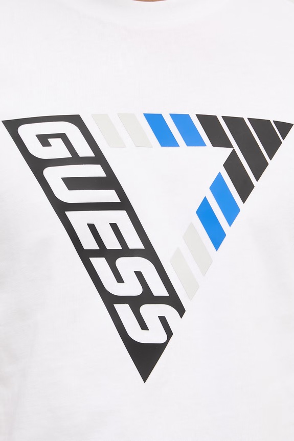 Guess t-shirt męski bawełniany FOLCO Z6GI09.K2859 biały