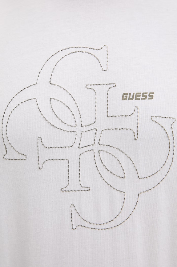Guess tricou bărbați din bumbac TIBERIO Z6GI13.K2875 alb