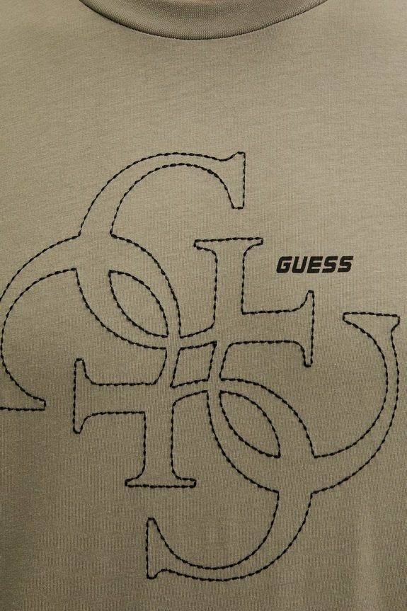 Guess tricou bărbătesc din bumbac TIBERIO Z6GI13.K2875 verde