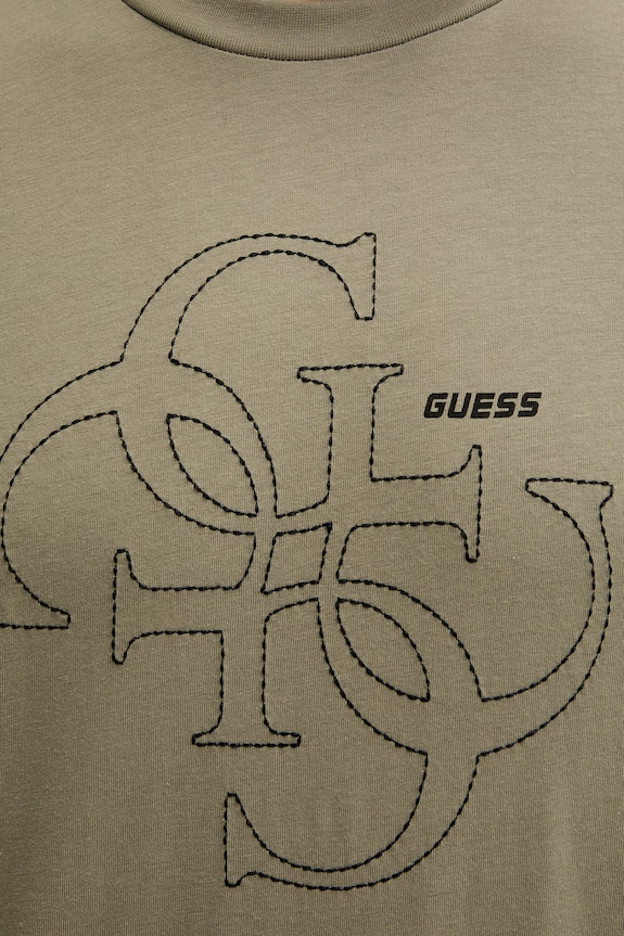 Guess tricou bărbătesc din bumbac TIBERIO Z6GI13.K2875 verde