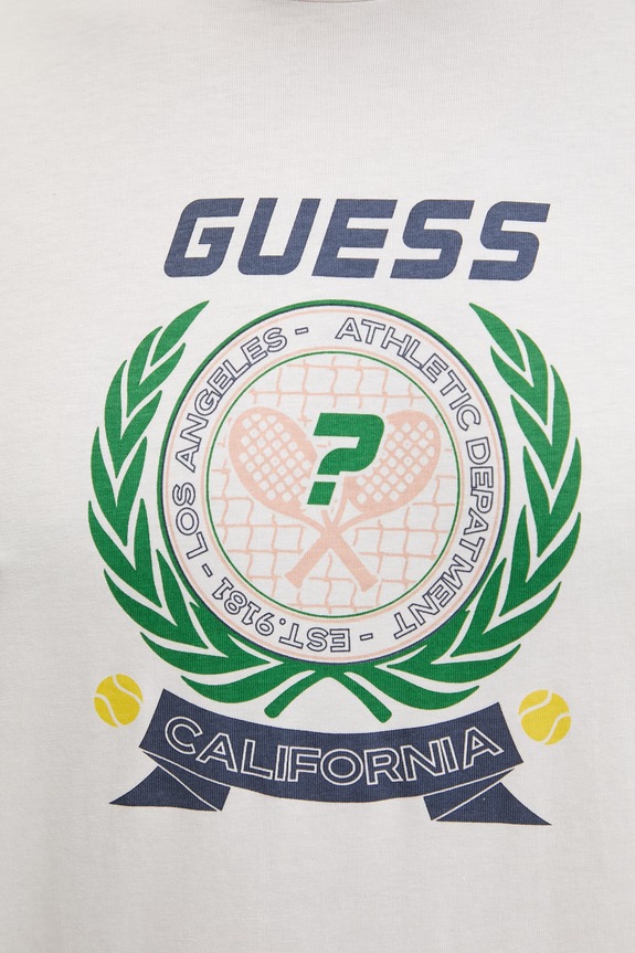 Guess tričko pánske bavlnené DAVEN Z6GI16.K3206 béžová
