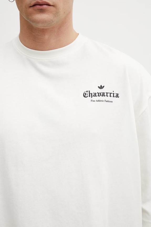 adidas Originals x Willy Chavarria тениска от памук мъжка бежов KR8687